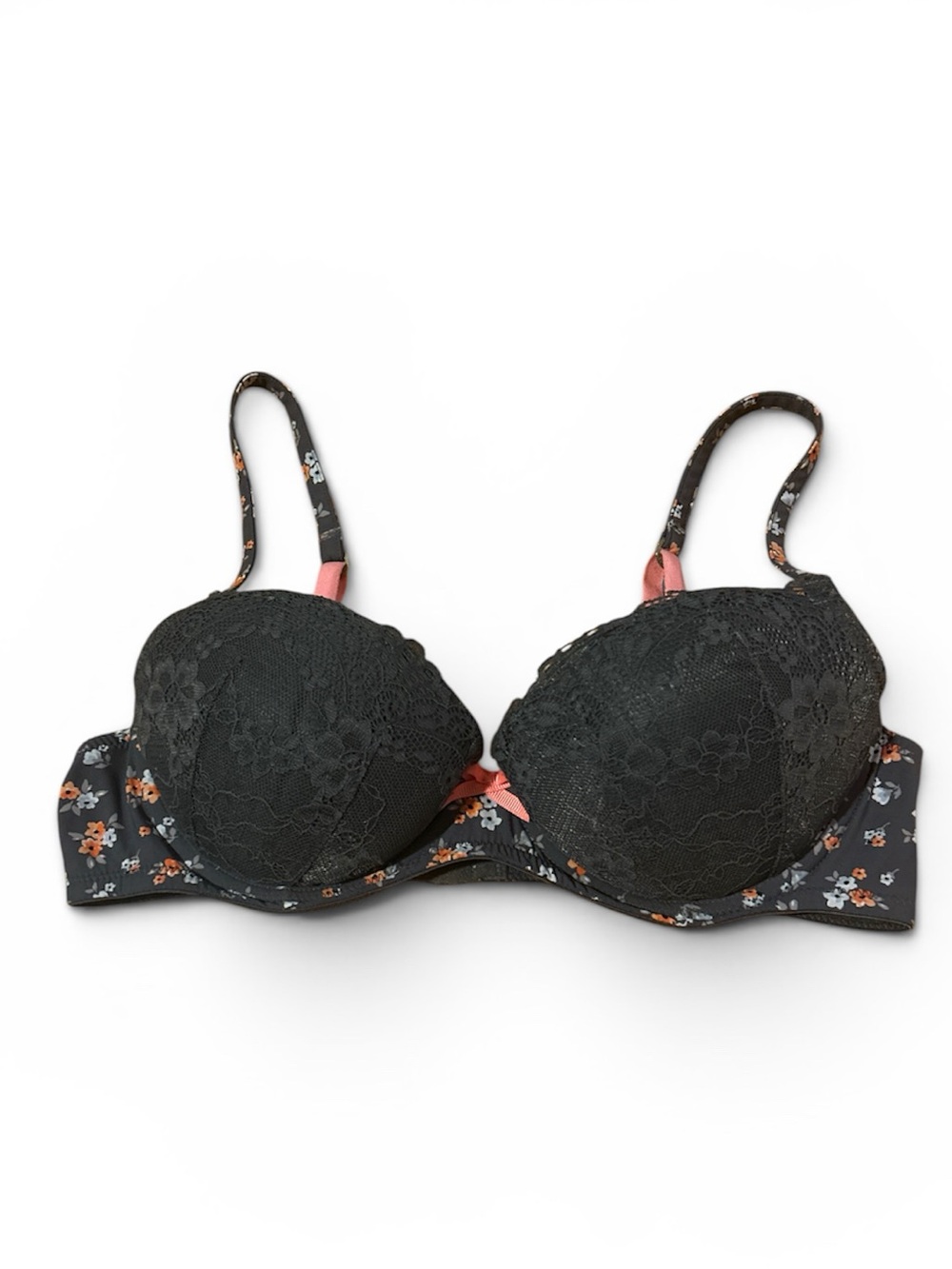 Gilly Hicks Lightly Lined Floral Lace Demi Bra | Size 36B